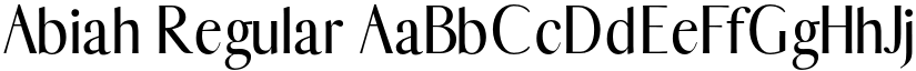 Abiah font download