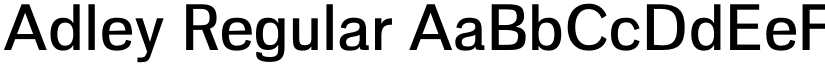 Adley Regular font