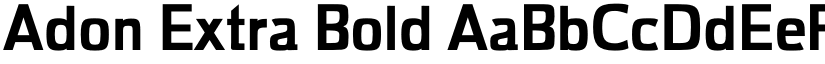 Adon Extra Bold font