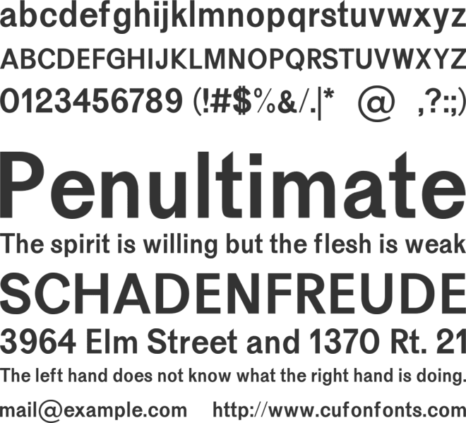 Adriell font preview