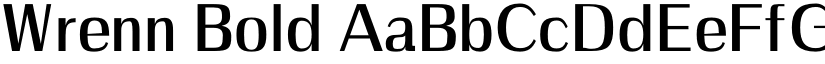 Wrenn Bold font