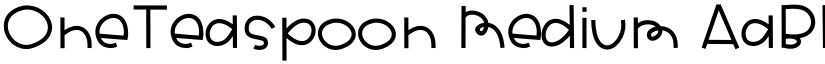 OneTeaspoon Medium font
