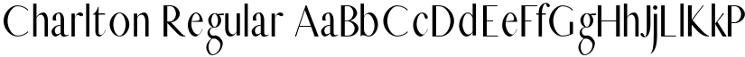 Charlton Regular font