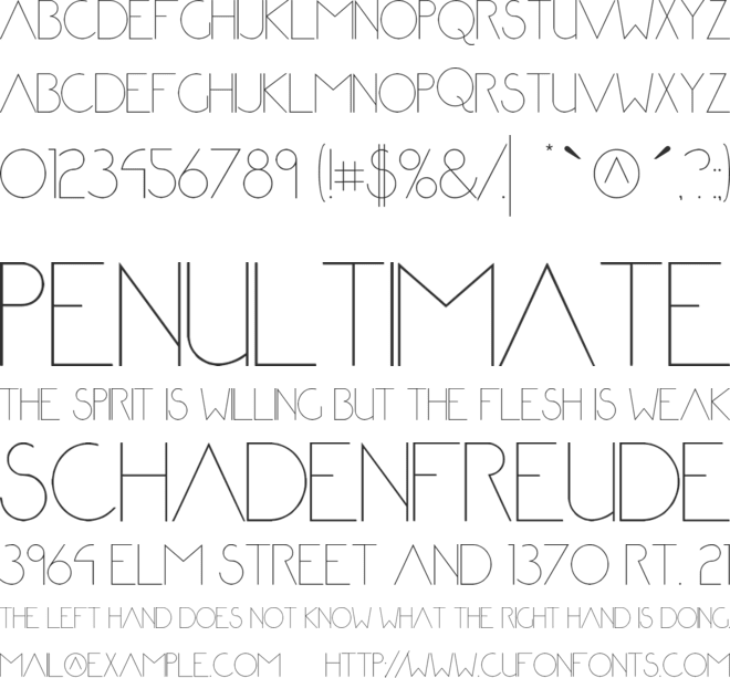 Abyssopelagic font preview