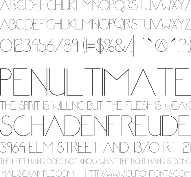 Abyssopelagic font preview