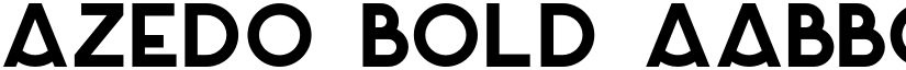 Azedo Bold font