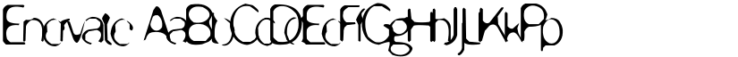 Enervate font