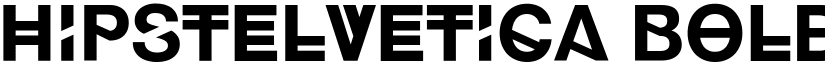 Hipstelvetica Bold font