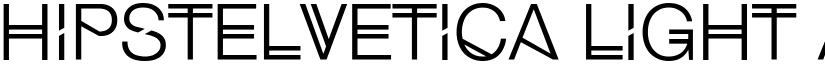 Hipstelvetica Light font
