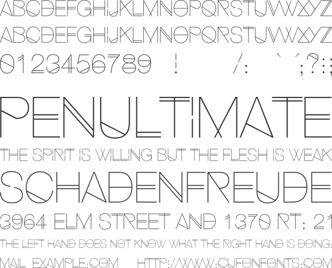 Hipstelvetica font preview