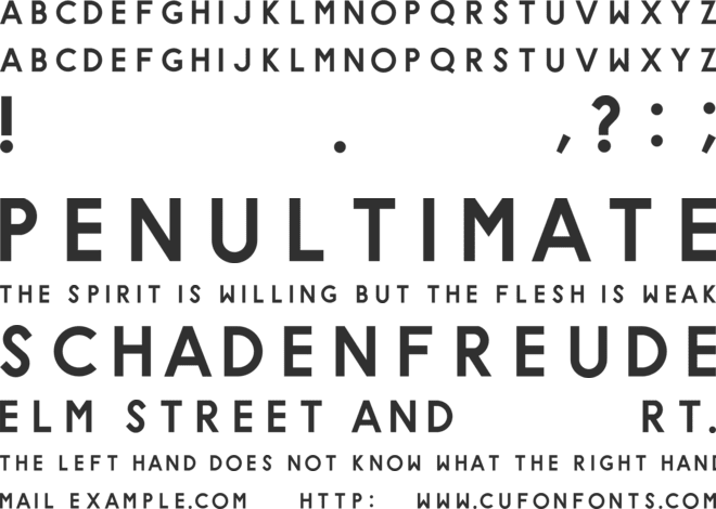 HYPE font preview