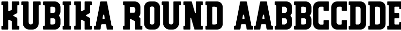 KUBIKA ROUND font