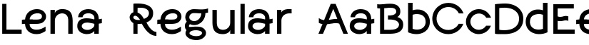 Lena Regular font