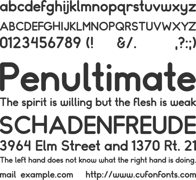 Somatic font preview