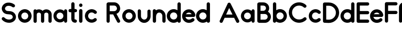Somatic Rounded font