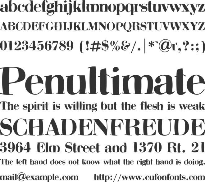 Pelmeshka font preview