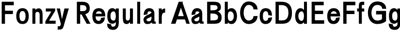 Fonzy Regular font