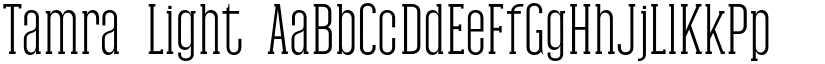 Tamra Light font