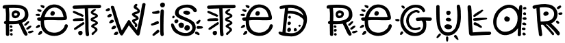 Retwisted Regular font