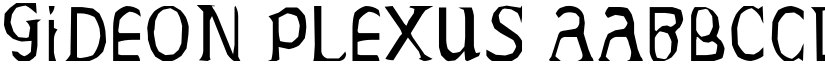 Gideon Plexus font download