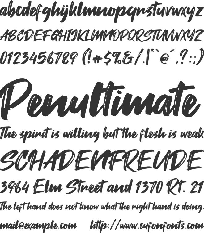 Fontjek font preview