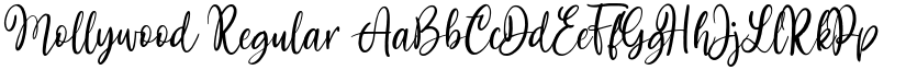 Mollywood Regular font