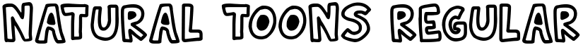 Natural Toons Regular font