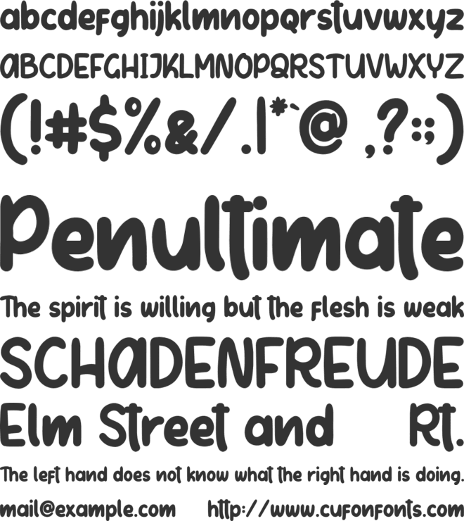 Letter Kids font preview