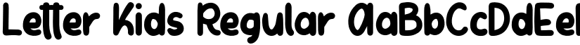 Letter Kids Regular font