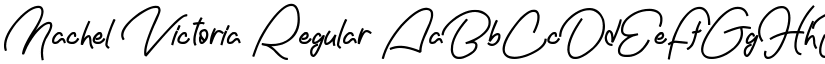 Nachel Victoria font download