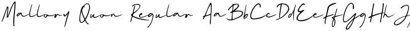 Mallory Quon font download