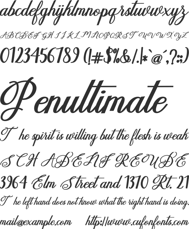 delightful font preview