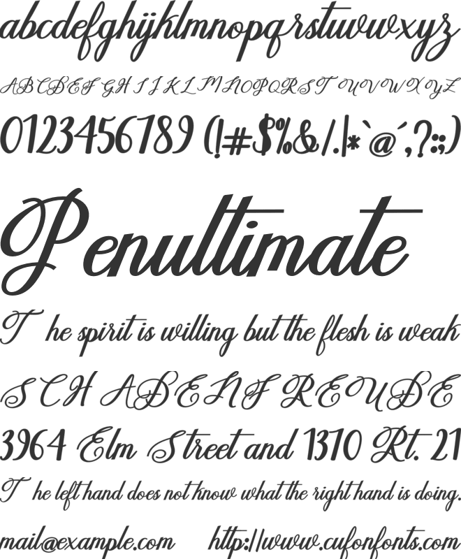 delightful font preview