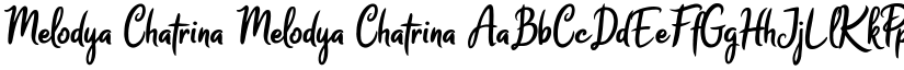 Melodya Chatrina Melodya Chatrina font