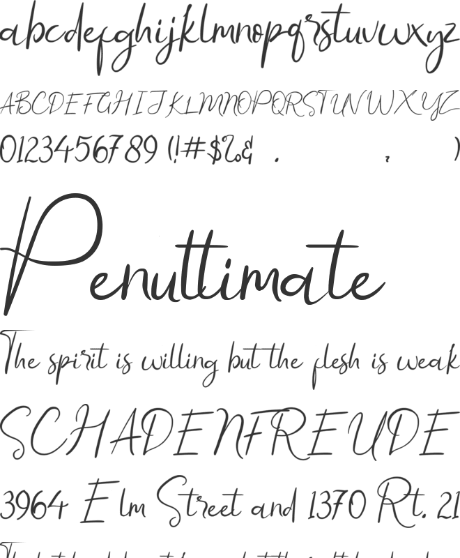 The Rottary font preview