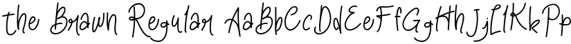the Brawn Regular font