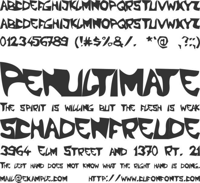 LBC Boom font preview