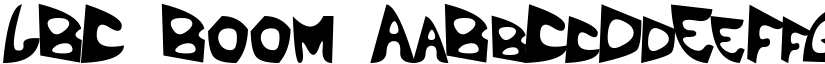 LBC Boom font