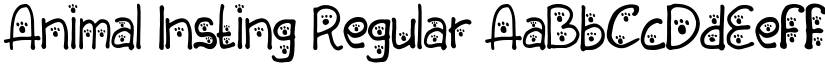 Animal Insting Regular font