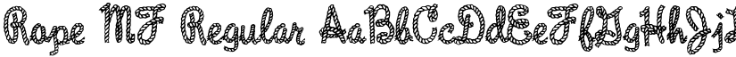 Rope MF Regular font