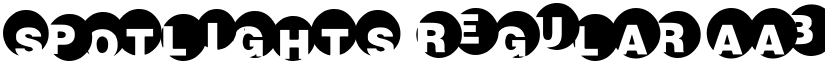 SpotLights Regular font