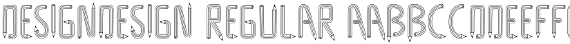 DesignDesign Regular font