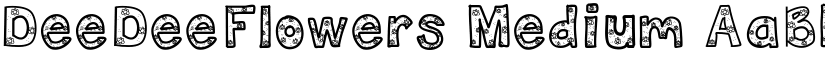 DeeDeeFlowers Medium font