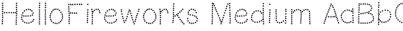 HelloFireworks Medium font