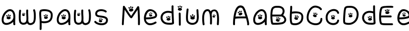 awpaws Medium font