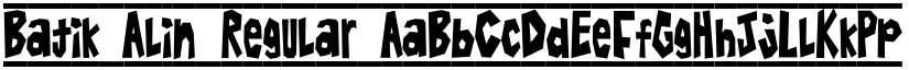 Batik Alin Regular font