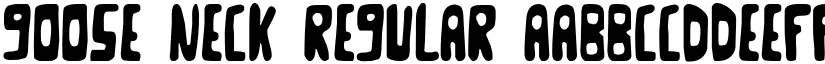 Goose Neck Regular font