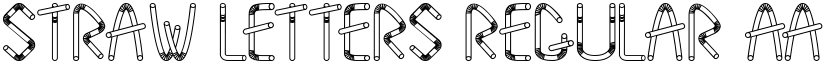 Straw Letters Regular font