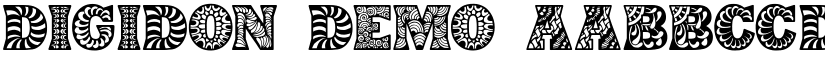 Digidon Demo font