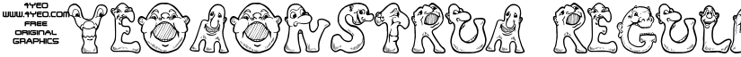 4YEOmonstrum Regular font